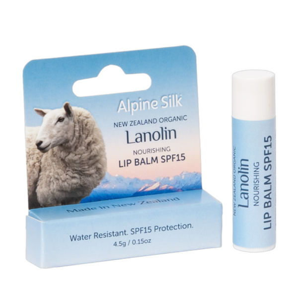 Alpine Silk Lanolin SPF15 Lip Balm<br>紐西蘭 有機羊毛脂防曬護唇膏 4.5g