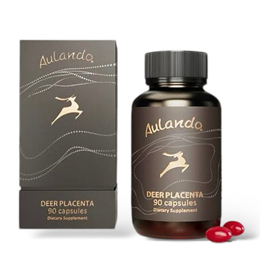 Aulando Biocell Placenta 紐西蘭 生物細胞鹿胎盤液體軟膠囊 90粒