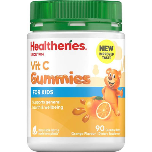 Healtheries Kids Vit C Gummies 兒童維他命Ｃ軟糖 90粒 橙子口味