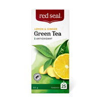 Red Seal Lemon & Ginger Green Tea<br>紐西蘭紅印 檸檬生薑綠茶包 25入