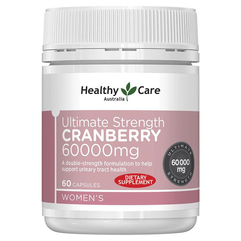 Healthy Care Ultimate Strength Cranberry 澳洲 高強度蔓越莓 60000mg 60粒膠囊