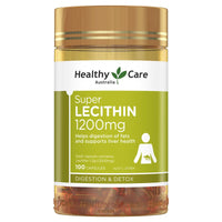 Healthy Care Super Lecithin<br>澳洲 超级卵磷脂 1200mg 膠囊 100粒