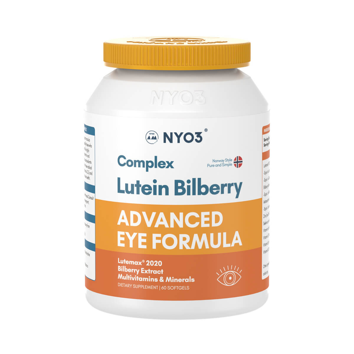 NYO3 Complex Lutein Bilberry 越橘多重維他命+葉黃素 軟膠囊 60粒