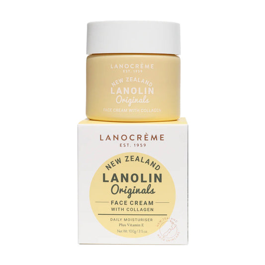 Lanocreme 紐西蘭蘭儂 膠原蛋白羊毛脂面霜 100g (06.2028)
