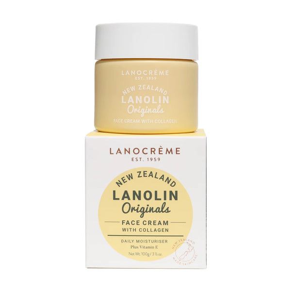 買3送1<br>Lanocreme Lanolin Face Cream Collagen<br>紐西蘭 膠原蛋白羊毛脂面霜 乳霜<br>100g (11.2026)