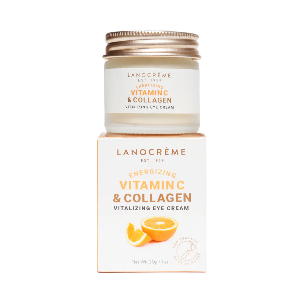 Lanocreme Vitamin C & Collagen Vitalizing Eye Cream 紐西蘭蘭儂 維他命Ｃ膠原蛋白活力亮白眼霜 30g
