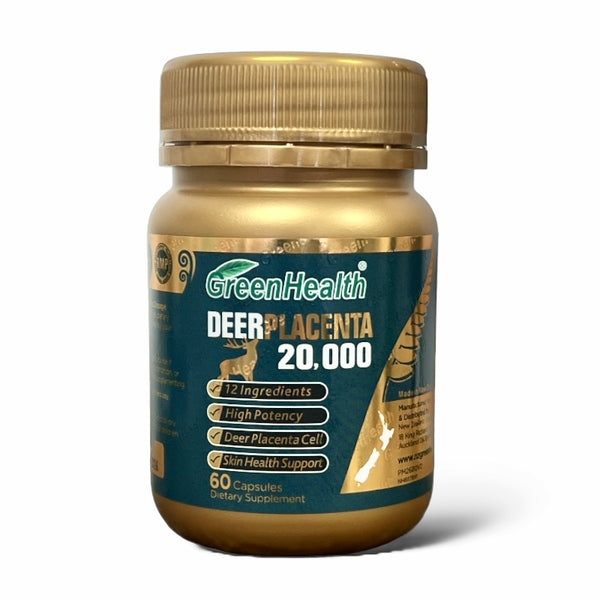 Green Health Deer Placenta<br>紐西蘭 鹿胎素膠囊 20000mg 60粒