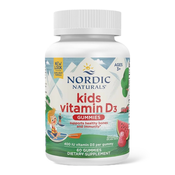 Nordic Naturals Kids Vitamin D3 Gummies<br>兒童維他命D3軟糖 60粒 西瓜口味