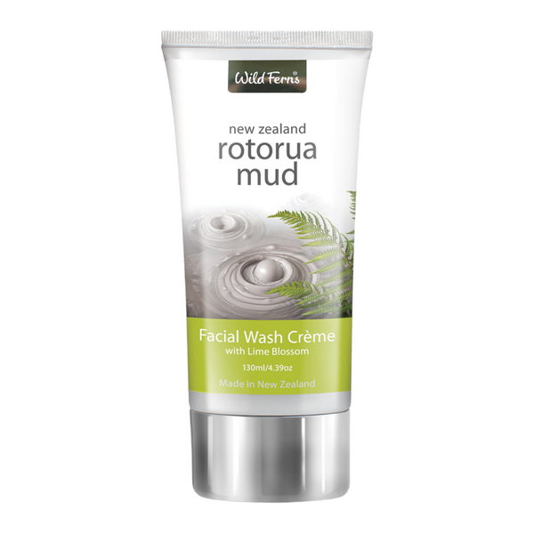 Wild Ferns Rotorua Mud<br>Facial Wash Creme<br>紐西蘭帕氏 火山泥青檸洗面乳 130ml