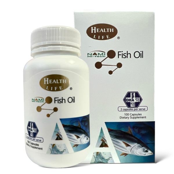 Health Life Nami Fish Oil<br>紐西蘭 高濃縮納米魚油 100粒
