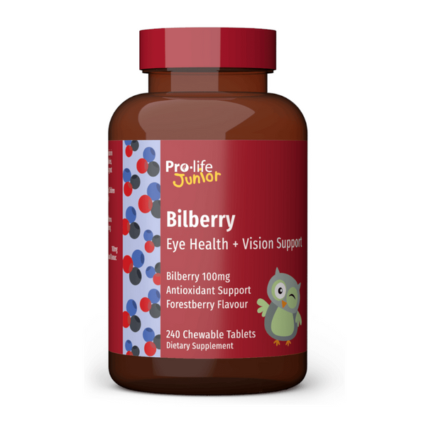 Prolife Junior Bilberry Chews<br>紐西蘭 兒童越橘咀嚼錠 240粒 新包裝