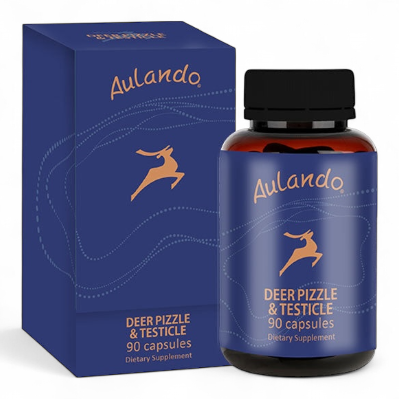 Aulando Deer Pizzle & Testicle Essence 紐西蘭 鹿鞭萃取膠囊 90粒 (買一贈一)