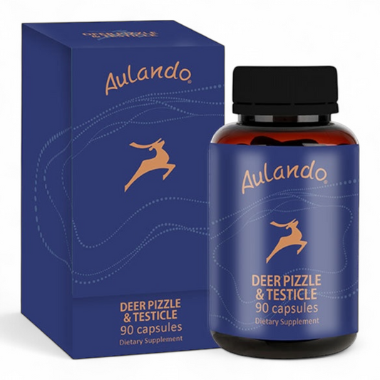 Aulando Deer Pizzle & Testicle Essence 紐西蘭 鹿鞭萃取膠囊 90粒 (買一贈一)