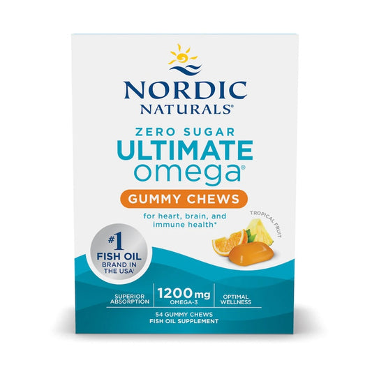 Nordic Naturals Ultimate Omega Gummy Chews 終極 Omega 魚油果凍軟糖 54粒