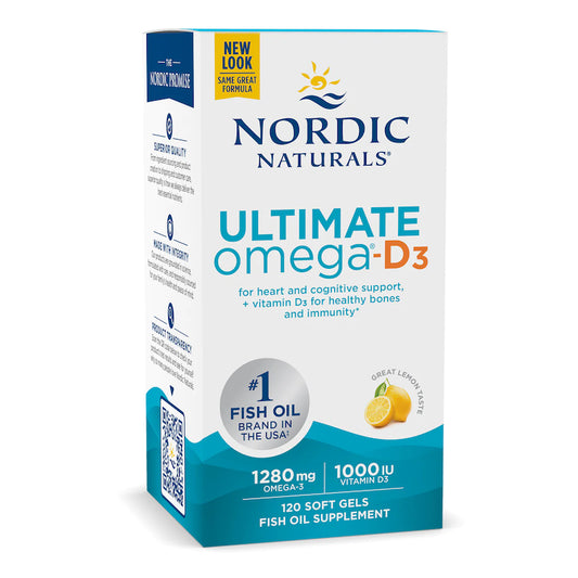 Nordic Naturals Ultimate Omega D3 終極Omega魚油+維生素D3 120粒