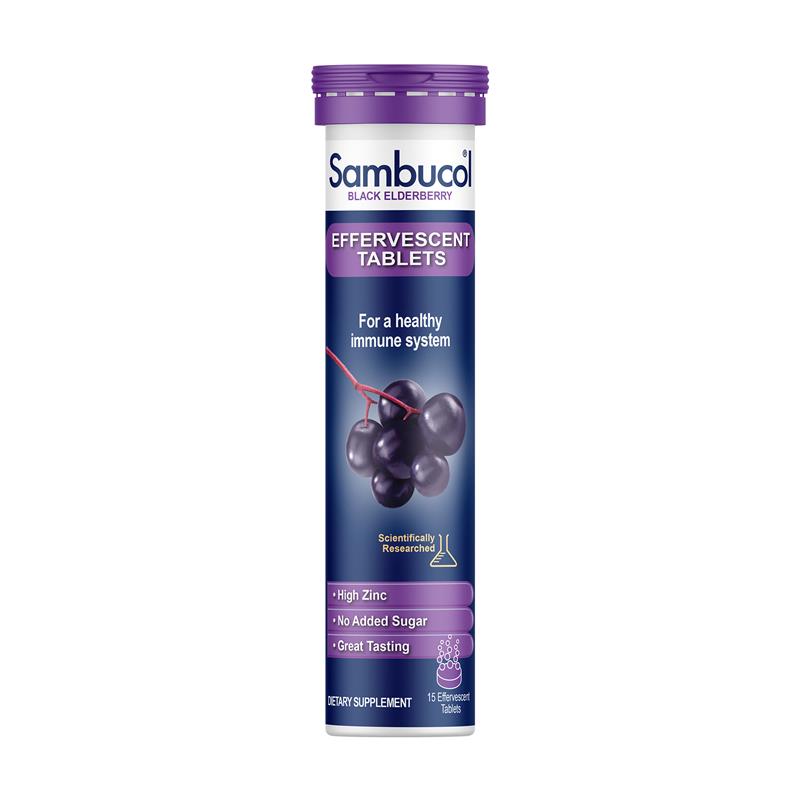 Sambucol 黑接骨木莓泡騰片 發泡錠 15片