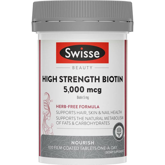 Swisse High Strength Biotin 5000mcg 高強度生物素 150粒