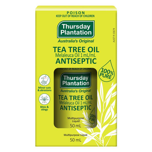 Thursday Plantation Tea Tree Oil 澳洲星期四農莊，天然茶樹精油 50ml