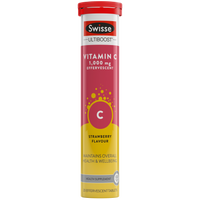 Swisse High Strength Vitamin C Effervescent<br>澳洲 高效維他命C泡騰片<br>60(20x3)粒 草莓味