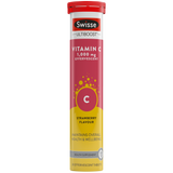 Swisse High Strength Vitamin C Effervescent<br>澳洲 高效維他命C泡騰片<br>60(20x3)粒 草莓味