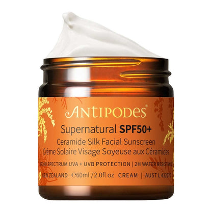 Antipodes Supernatural SPF50+ 超自然SPF50+ 神經醯胺絲質臉部防曬霜 60ml