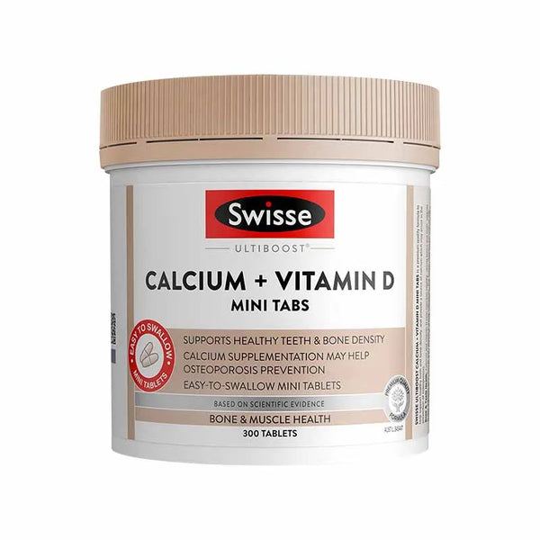 Swisse Calcium + Vitamin D<br>澳洲鈣片維生素D 迷你粒 300粒 補鈣