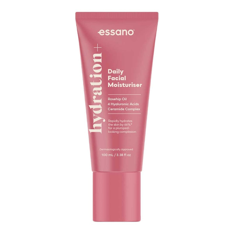 Essano Hydration+ Daily Facial Moisturiser 玫瑰果坡尿酸保濕霜 100ml