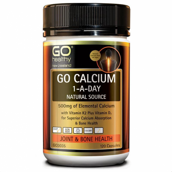Go Healthy Calcium<br>紐西蘭高之源 天然海藻鈣膠囊<br>120粒