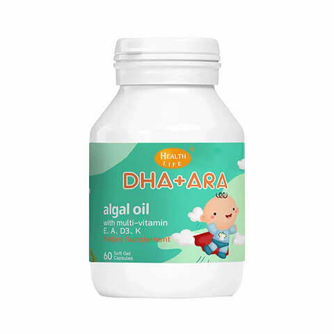 Health Life Algal Oil 兒童綜合維他命 DHA+ARA 海藻油 60粒