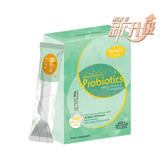 Health Life 膠原蛋白肽15000億高效益生菌 30條 3g 升級版