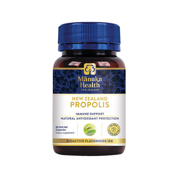 Manuka Health Propolis <br> 蜜紐康 強效活性蜂膠膠囊 60粒