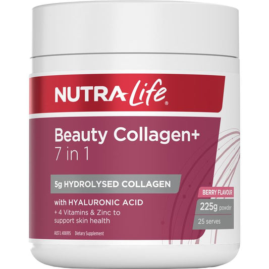 Nutralife Beauty Collagen+ 紐西蘭紐樂 7 in 1 美容膠原蛋白粉 225g