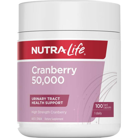 Nutralife Cranberry 紐西蘭紐樂 蔓越莓精華膠囊 50000+ 100粒