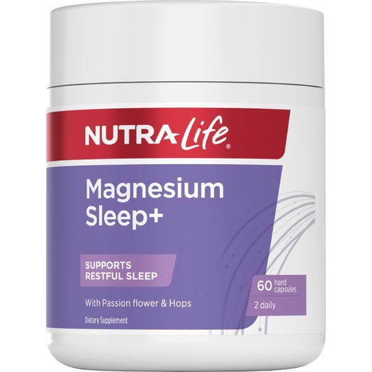 Nutralife Magnesium Sleep 紐西蘭紐樂 鎂草本睡眠膠囊 60粒