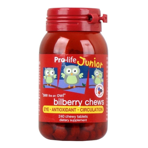 特價 Prolife Junior Bilberry Chews<br>紐西蘭 兒童越橘咀嚼錠 240粒 (05.2025)