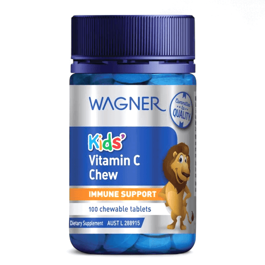 Wagner Kids Vitamin C Chew 澳洲瓦格納，兒童 維他命C咀嚼錠 100粒