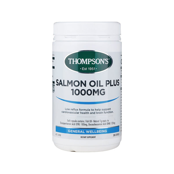 Thompson’s Salmon Oil Plus <br>紐西蘭湯普森 三文魚油 1000mg <br>300粒
