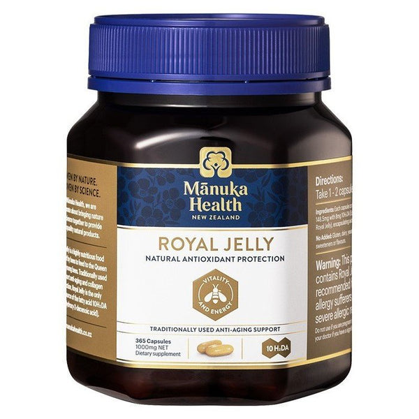 Manuka Health Royal Jelly<br>紐西蘭蜜紐康 蜂王漿膠囊 365粒 (01.2026)