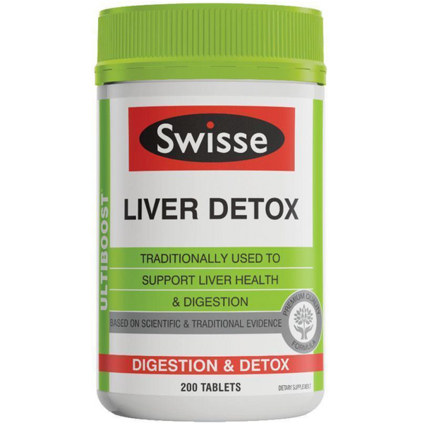 Swisse Liver Detox<br>澳洲奶薊草護肝片護肝寶 200粒