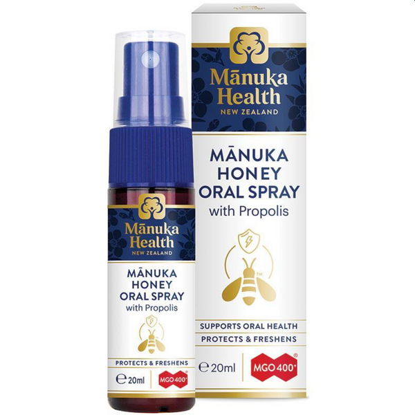Manuka Health <br>紐西蘭蜜紐康 蜂膠口腔噴劑 MGO400+ Bio30 20ml