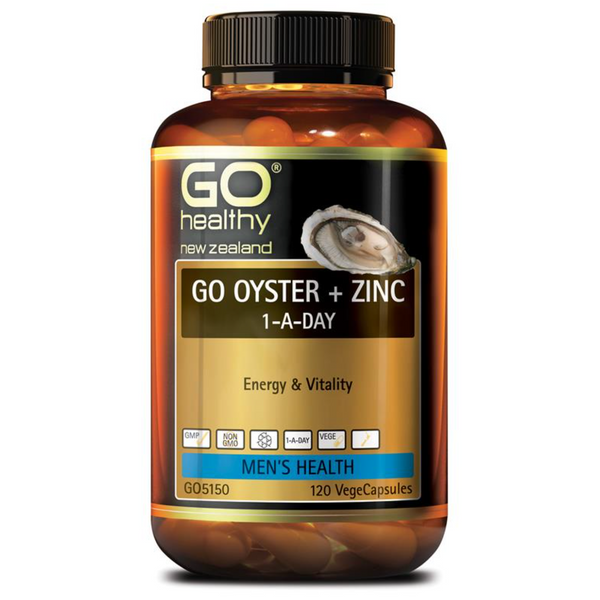 Go Healthy Oyster + Ninc<br>紐西蘭高之源 生蠔+鋅膠囊 120粒