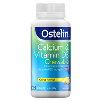 Ostelin <br>澳洲維生素 D3+鈣咀嚼片 60片