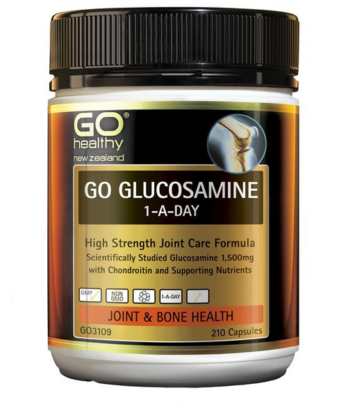 GO Healthy Glucosamine<br>紐西蘭高之源 葡萄糖胺 關節靈維骨力 1500mg 210粒