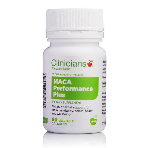 Clinicians MACA Performance Plus<br>紐西蘭 科立純<br>瑪咖活力增強配方 60 粒