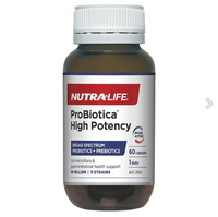 NutraLife Probiotica High Potency<br>紐西蘭 紐樂 高效益生菌膠囊 60 粒