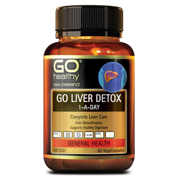 Go Healthy Liver Detox <br>紐西蘭高之源 護肝排毒膠囊 60粒