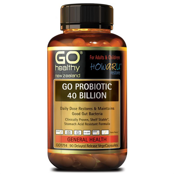 Go Healthy Probiotic 40 Billion<br>紐西蘭高之源 400億益生菌膠囊 90粒