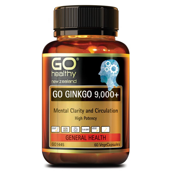 Go Healthy Ginkgo <br>紐西蘭高之源 銀杏膠囊 9000+ 60粒
