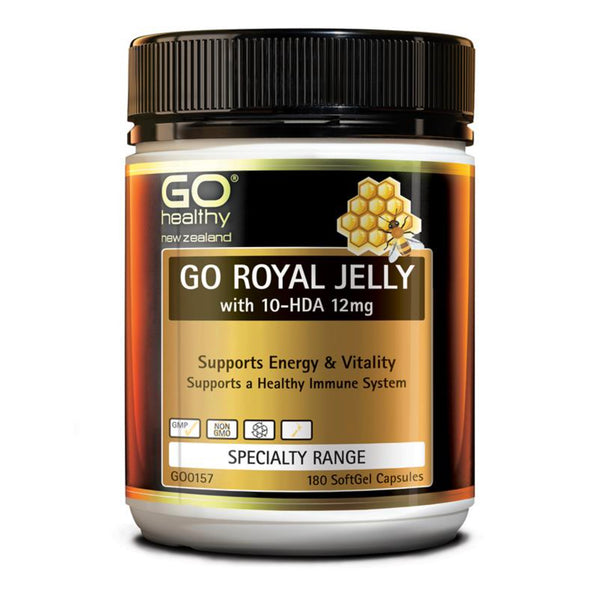 Go Healthy Roayl Jelly <br>紐西蘭高之源 天然蜂王漿膠囊 1000mg 180粒
