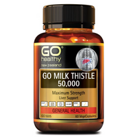 Go Healthy Milk Thistle <br>紐西蘭高之源 奶薊草護肝膠囊 50000mg 60粒